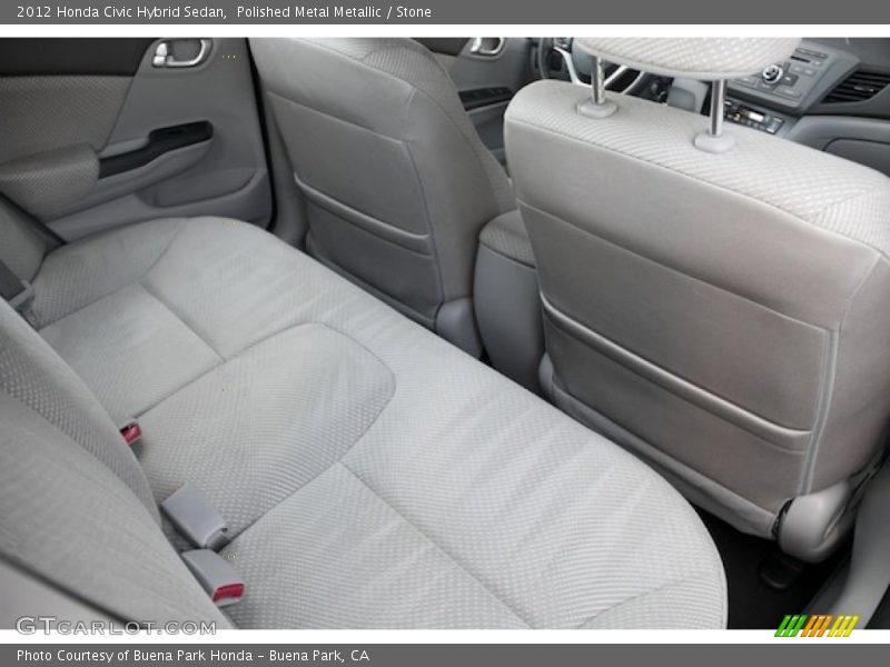 Polished Metal Metallic / Stone 2012 Honda Civic Hybrid Sedan