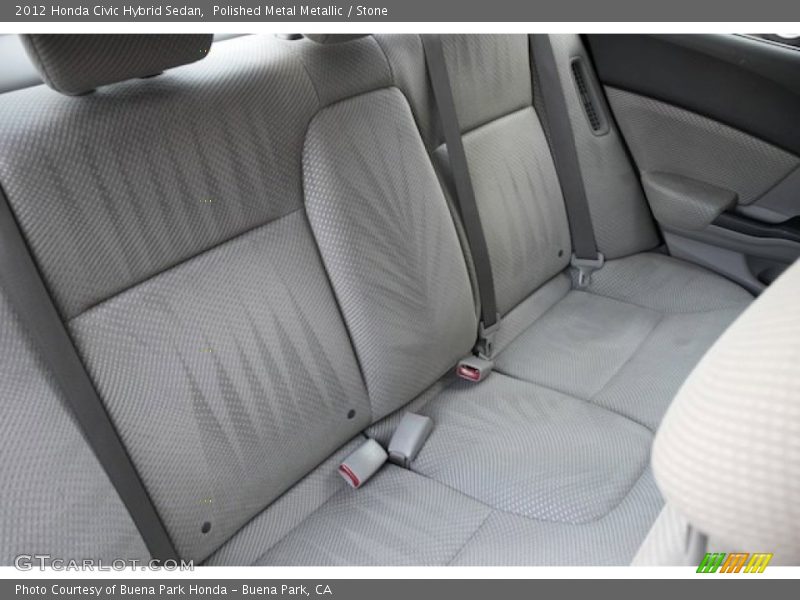 Polished Metal Metallic / Stone 2012 Honda Civic Hybrid Sedan