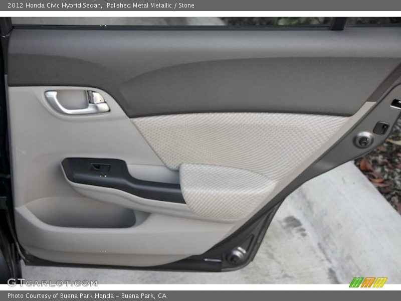 Polished Metal Metallic / Stone 2012 Honda Civic Hybrid Sedan