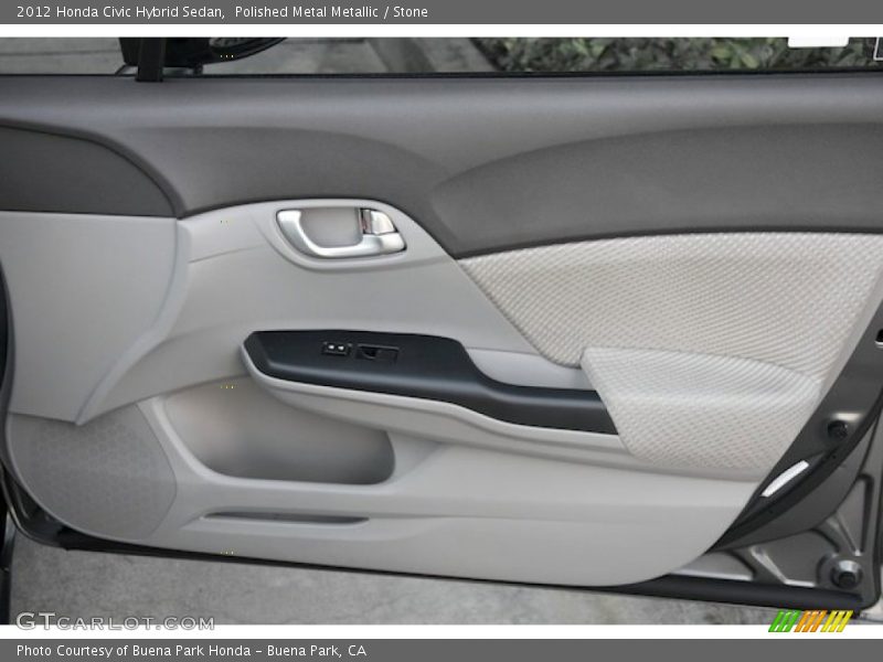Polished Metal Metallic / Stone 2012 Honda Civic Hybrid Sedan
