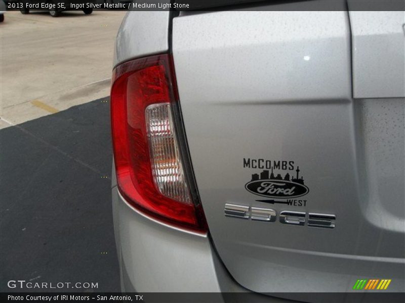 Ingot Silver Metallic / Medium Light Stone 2013 Ford Edge SE