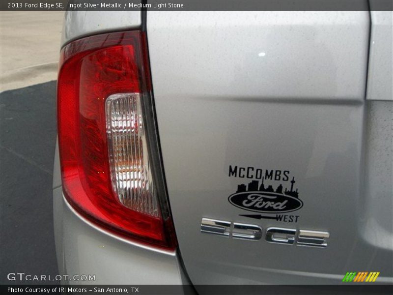 Ingot Silver Metallic / Medium Light Stone 2013 Ford Edge SE