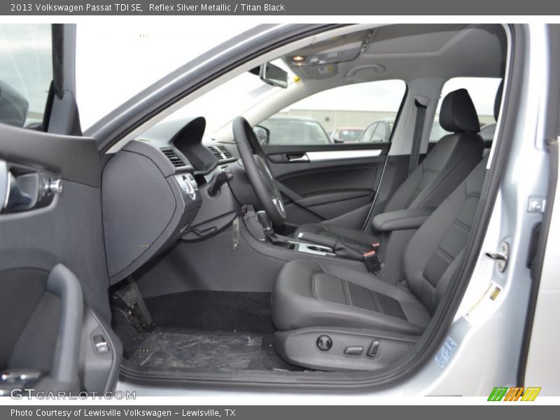  2013 Passat TDI SE Titan Black Interior