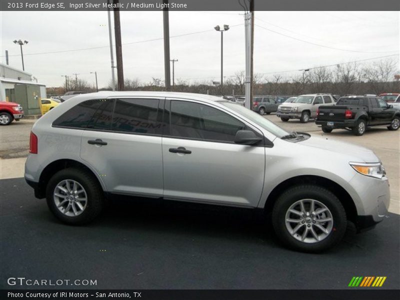 Ingot Silver Metallic / Medium Light Stone 2013 Ford Edge SE