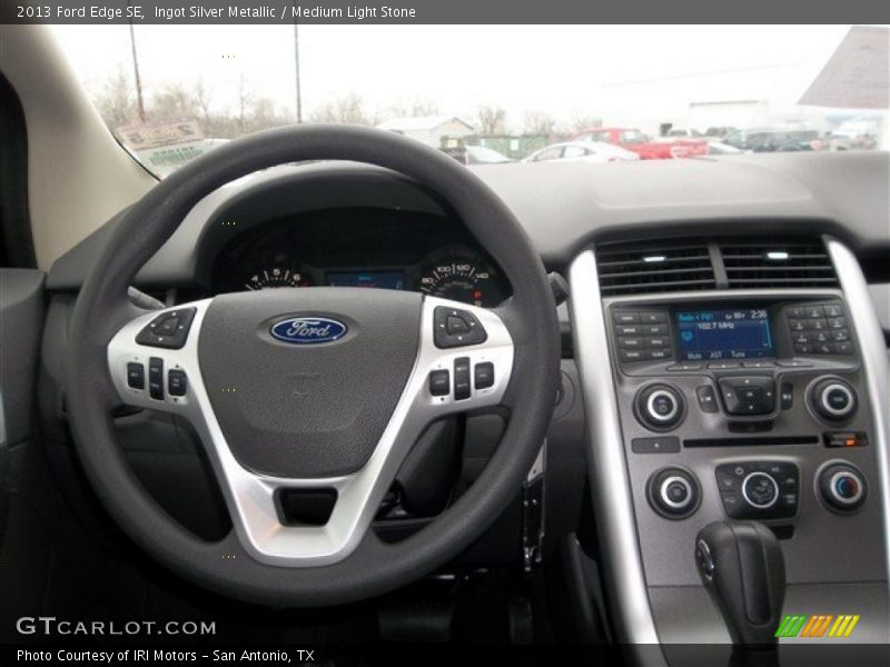Ingot Silver Metallic / Medium Light Stone 2013 Ford Edge SE