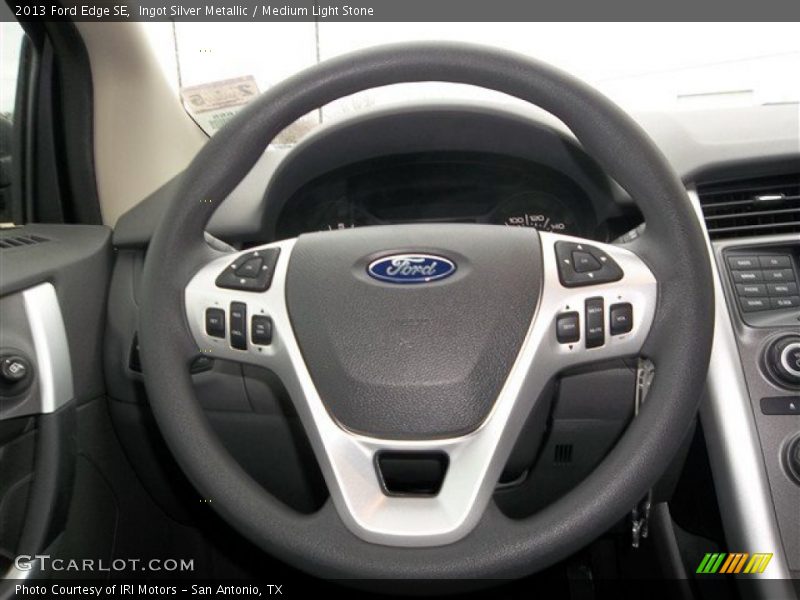 Ingot Silver Metallic / Medium Light Stone 2013 Ford Edge SE