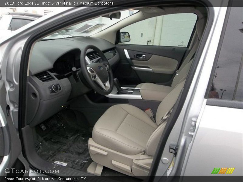 Ingot Silver Metallic / Medium Light Stone 2013 Ford Edge SE
