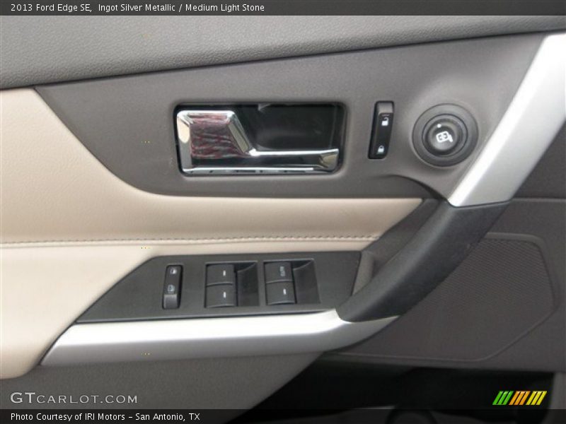 Ingot Silver Metallic / Medium Light Stone 2013 Ford Edge SE