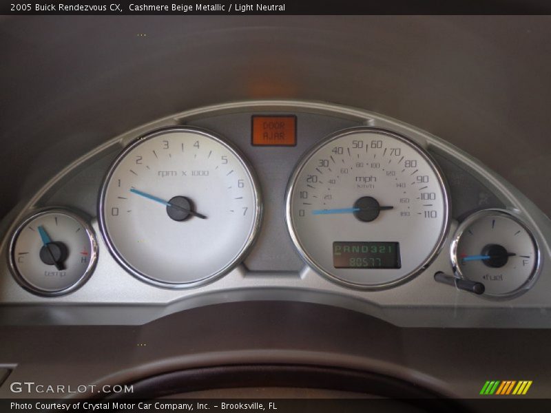  2005 Rendezvous CX CX Gauges