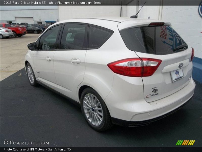 White Platinum / Medium Light Stone 2013 Ford C-Max Hybrid SE