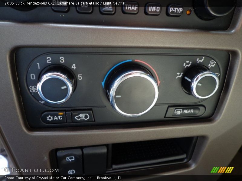 Controls of 2005 Rendezvous CX