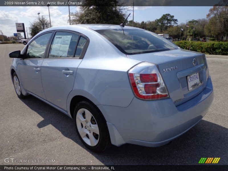 Arctic Blue / Charcoal 2009 Nissan Sentra 2.0