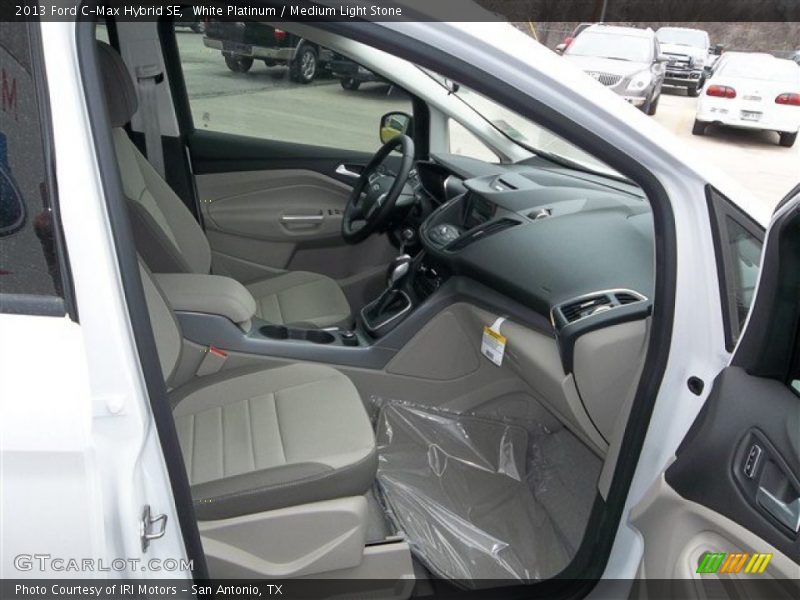 White Platinum / Medium Light Stone 2013 Ford C-Max Hybrid SE