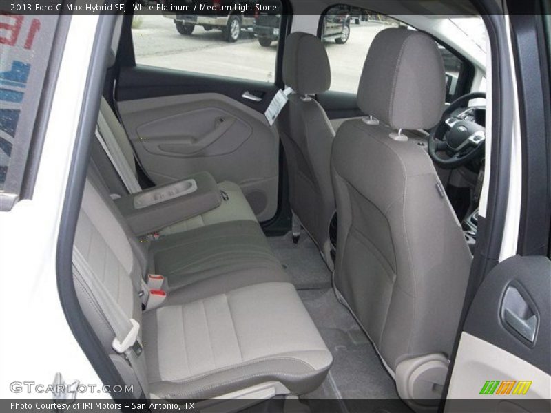 White Platinum / Medium Light Stone 2013 Ford C-Max Hybrid SE