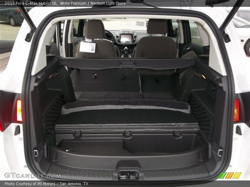 White Platinum / Medium Light Stone 2013 Ford C-Max Hybrid SE
