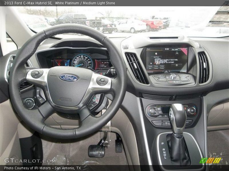 White Platinum / Medium Light Stone 2013 Ford C-Max Hybrid SE