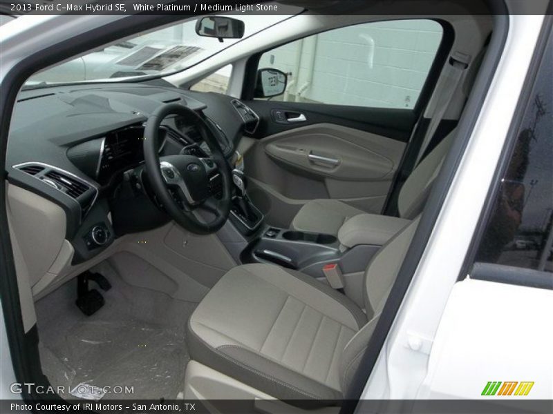 White Platinum / Medium Light Stone 2013 Ford C-Max Hybrid SE