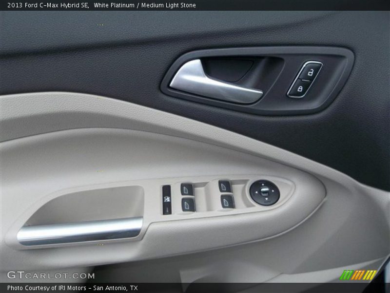 White Platinum / Medium Light Stone 2013 Ford C-Max Hybrid SE