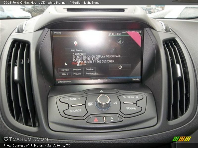 White Platinum / Medium Light Stone 2013 Ford C-Max Hybrid SE