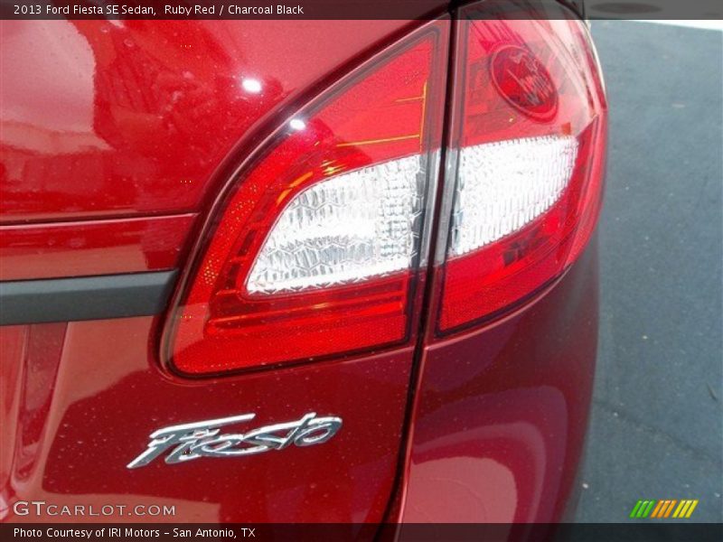 Ruby Red / Charcoal Black 2013 Ford Fiesta SE Sedan