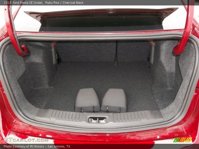 Ruby Red / Charcoal Black 2013 Ford Fiesta SE Sedan