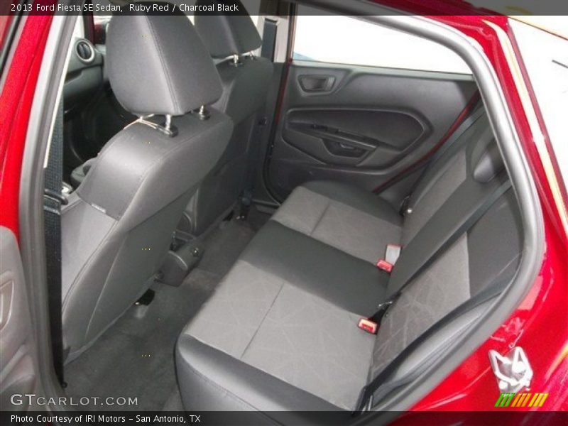 Ruby Red / Charcoal Black 2013 Ford Fiesta SE Sedan