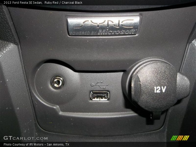 Ruby Red / Charcoal Black 2013 Ford Fiesta SE Sedan