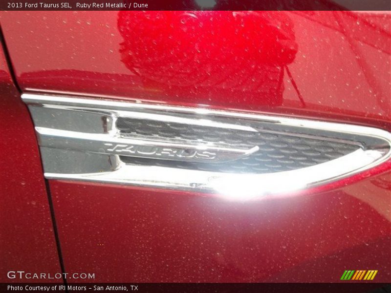 Ruby Red Metallic / Dune 2013 Ford Taurus SEL