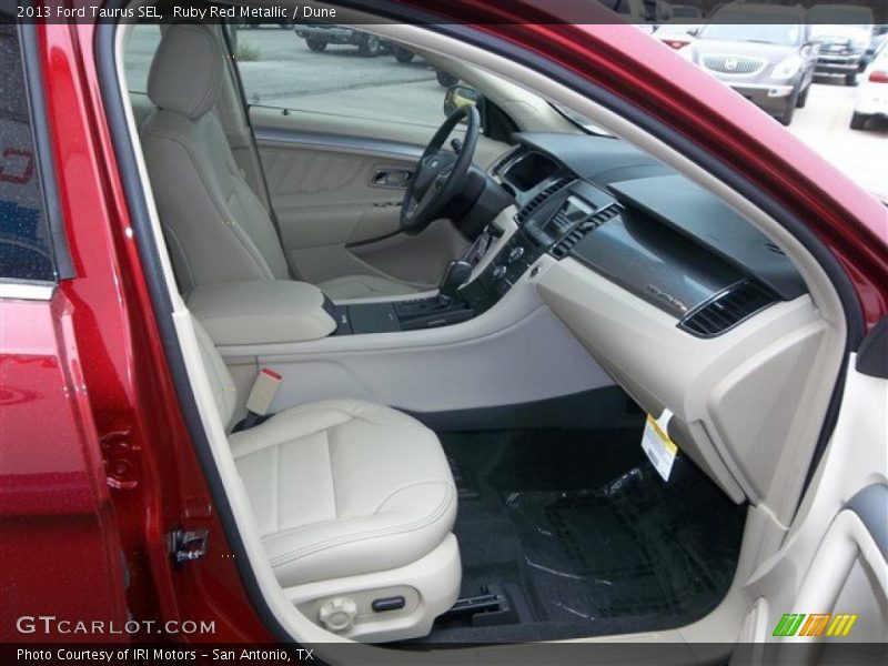 Ruby Red Metallic / Dune 2013 Ford Taurus SEL