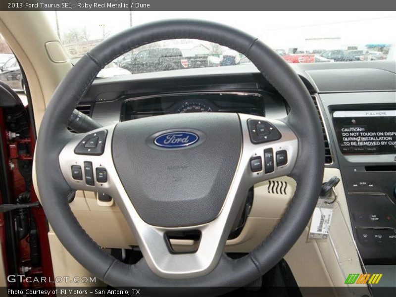 Ruby Red Metallic / Dune 2013 Ford Taurus SEL