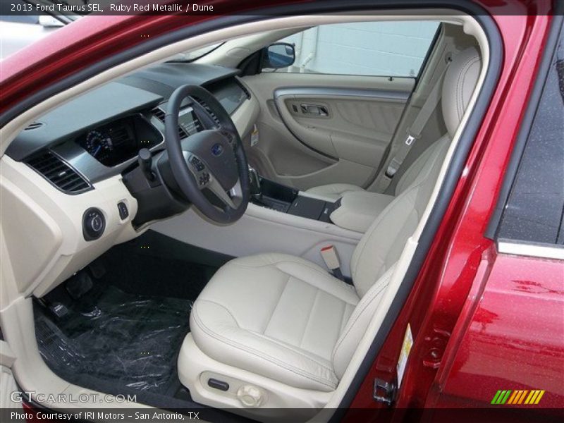 Ruby Red Metallic / Dune 2013 Ford Taurus SEL