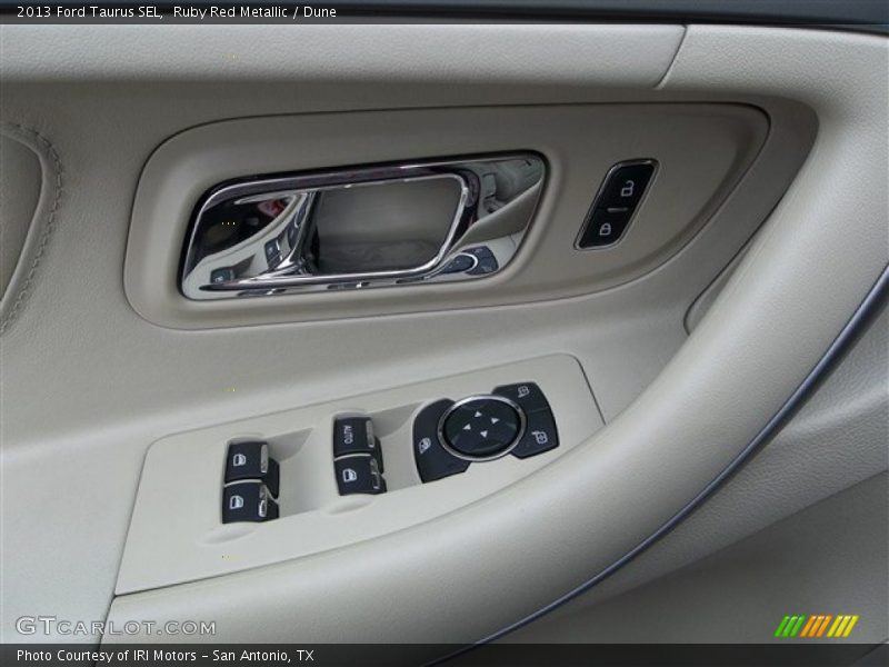 Ruby Red Metallic / Dune 2013 Ford Taurus SEL