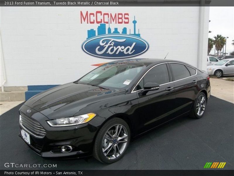 Tuxedo Black Metallic / Charcoal Black 2013 Ford Fusion Titanium