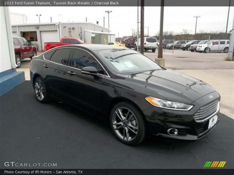 Tuxedo Black Metallic / Charcoal Black 2013 Ford Fusion Titanium