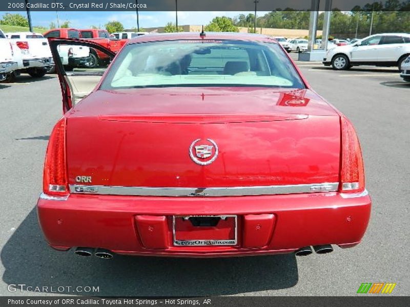 Crystal Red / Shale/Cocoa 2008 Cadillac DTS
