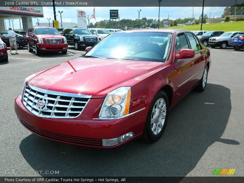 Crystal Red / Shale/Cocoa 2008 Cadillac DTS