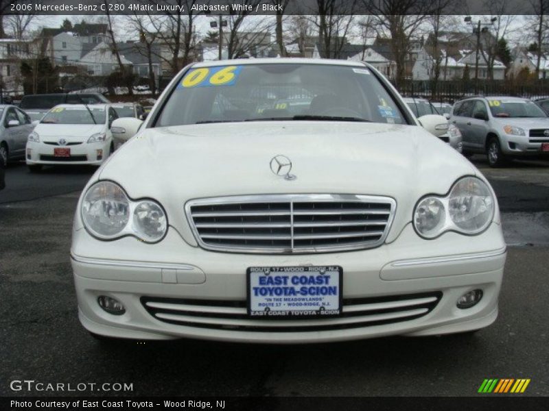 Alabaster White / Black 2006 Mercedes-Benz C 280 4Matic Luxury