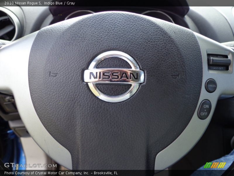 Indigo Blue / Gray 2010 Nissan Rogue S