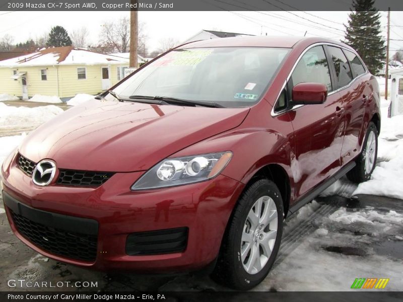 Copper Red Mica / Sand 2009 Mazda CX-7 Sport AWD