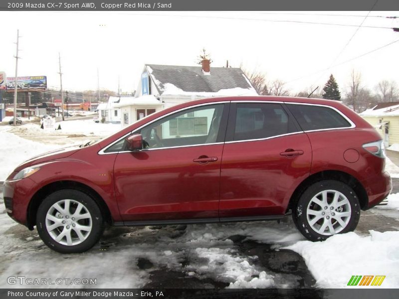 Copper Red Mica / Sand 2009 Mazda CX-7 Sport AWD
