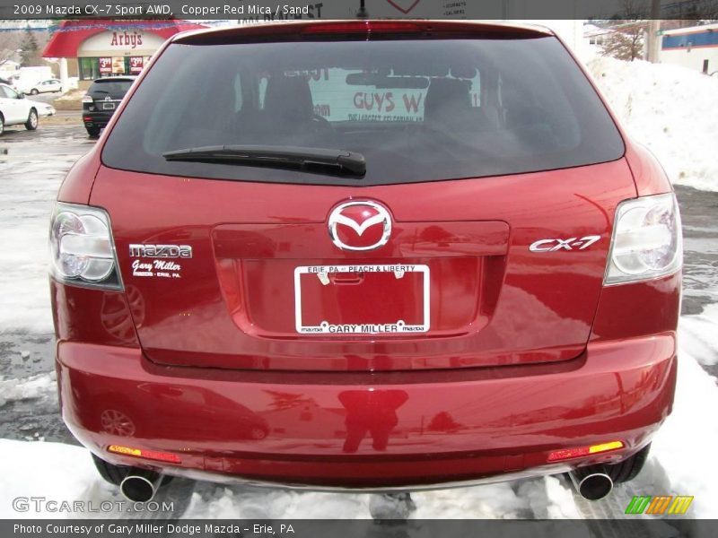 Copper Red Mica / Sand 2009 Mazda CX-7 Sport AWD