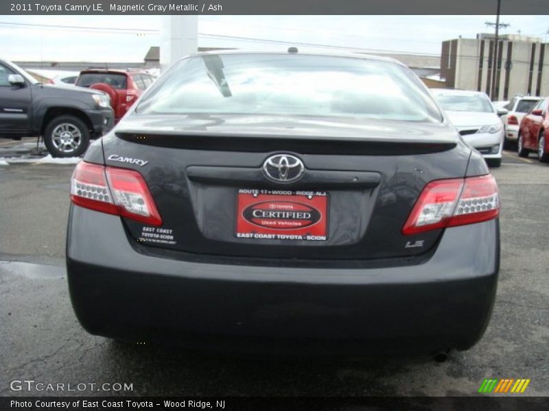 Magnetic Gray Metallic / Ash 2011 Toyota Camry LE