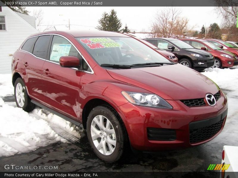 Copper Red Mica / Sand 2009 Mazda CX-7 Sport AWD
