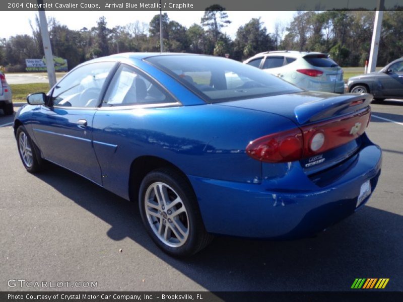 Arrival Blue Metallic / Graphite 2004 Chevrolet Cavalier Coupe