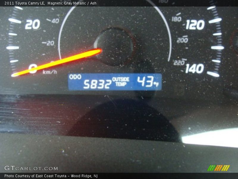 Magnetic Gray Metallic / Ash 2011 Toyota Camry LE