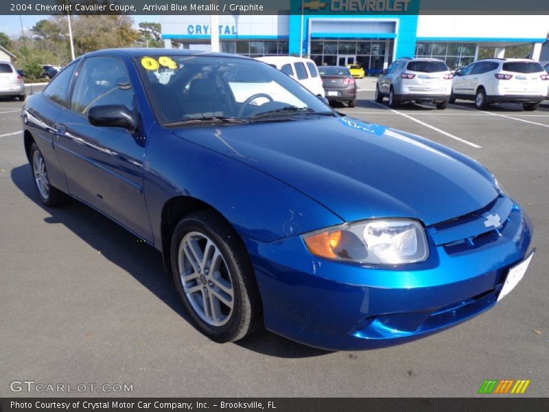 Arrival Blue Metallic / Graphite 2004 Chevrolet Cavalier Coupe