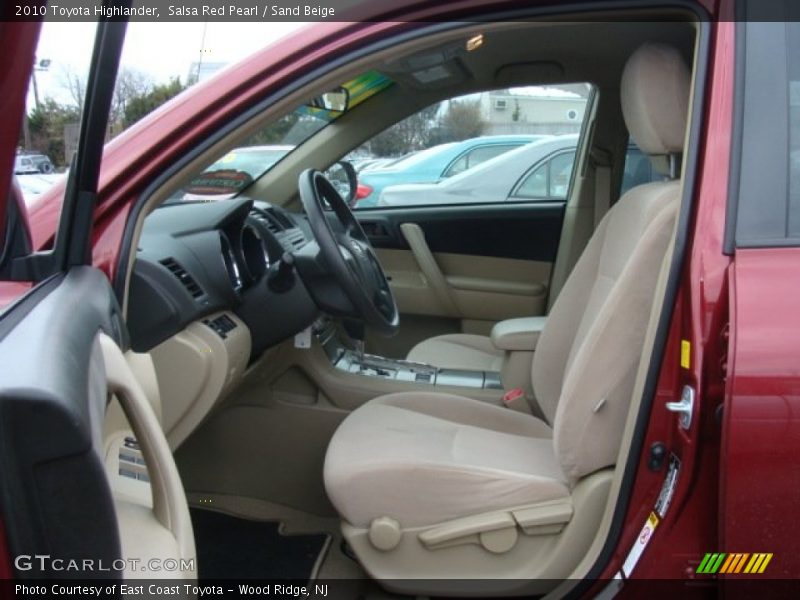 Salsa Red Pearl / Sand Beige 2010 Toyota Highlander