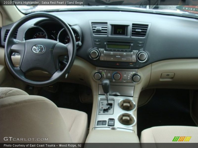 Salsa Red Pearl / Sand Beige 2010 Toyota Highlander