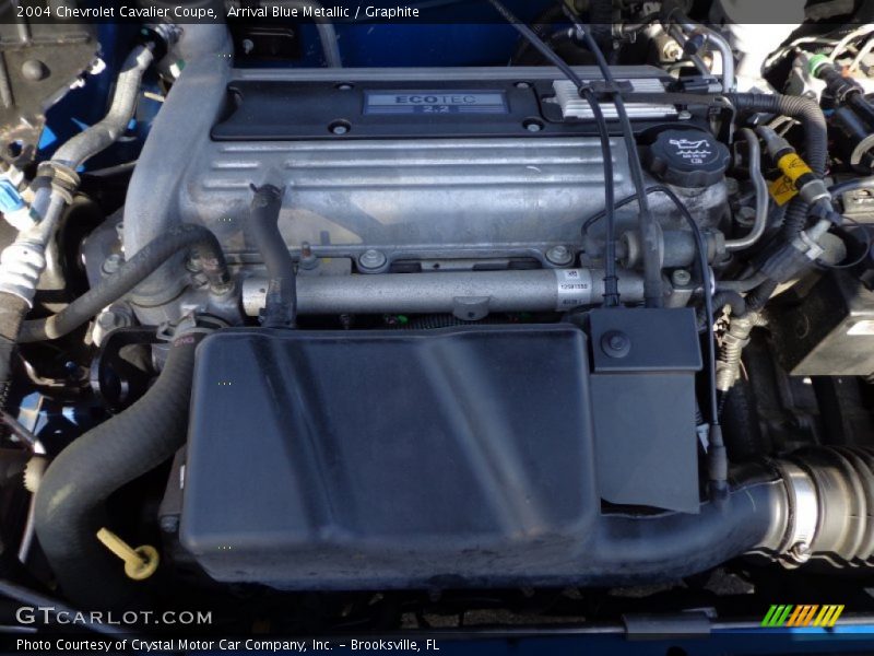 Arrival Blue Metallic / Graphite 2004 Chevrolet Cavalier Coupe