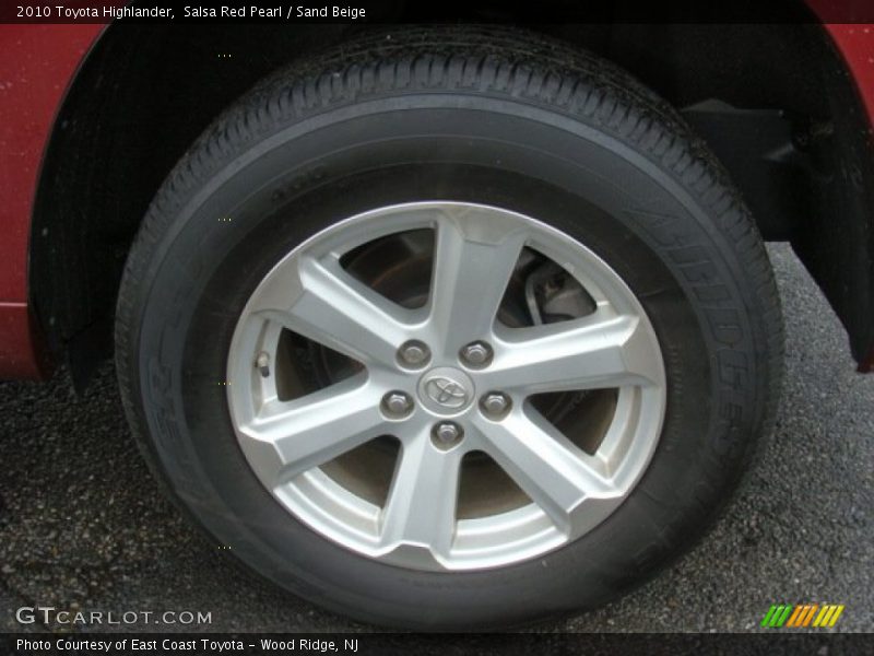 Salsa Red Pearl / Sand Beige 2010 Toyota Highlander
